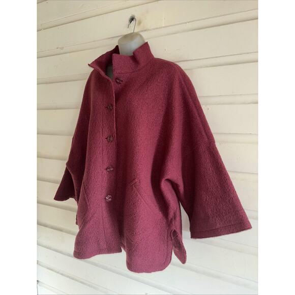 J Jill 100% Wool Long Sleeve Oversized Jacket Size M - Picture 3 of 8